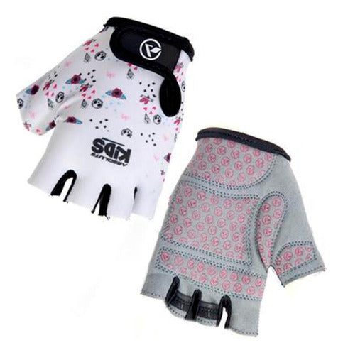 Luva De Bike Infantil Absolute Kids Meio Dedo Cores
