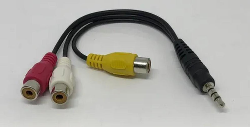 Cabo Adaptador P3 P/ 3rca Femea C/ 18cm Mb71165