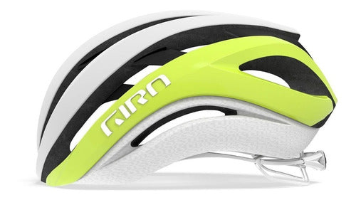 Capacete Giro Aether Mips Branco E Verde Tamanho M 55-59cm