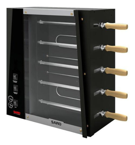 Chr11 Assador Rotativo De 5 Espetos Eletrico 127v - Saro