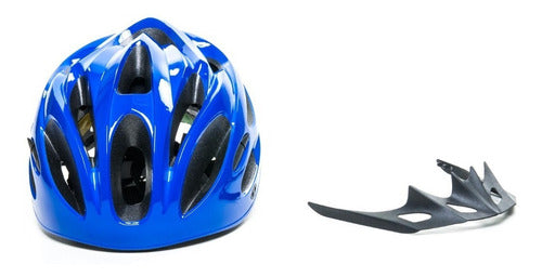 Capacete Ciclismo Absolute Nero Com Pisca Led Bike Mtb Speed