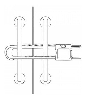 2 Trava Segurança Bebe Criança P/porta Guarda Roupas Armario