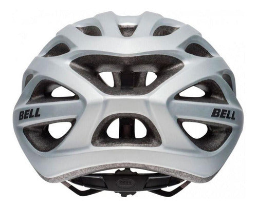 Capacete Bike Ciclismo Bell Tracker R Prata Fosco 54-61cm - Prata - Único