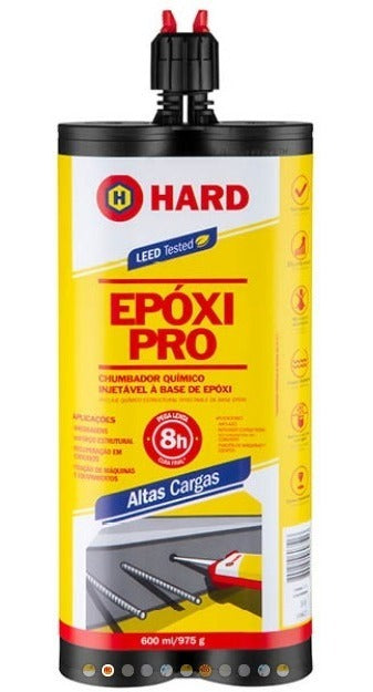 Adesivo Injetável Chumbador Químico Epóxi Pro 600ml Ref 1678