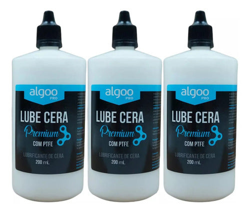 Óleo Lubrificante Algoo Cera Seco Ptfe 600ml Correntes Bike