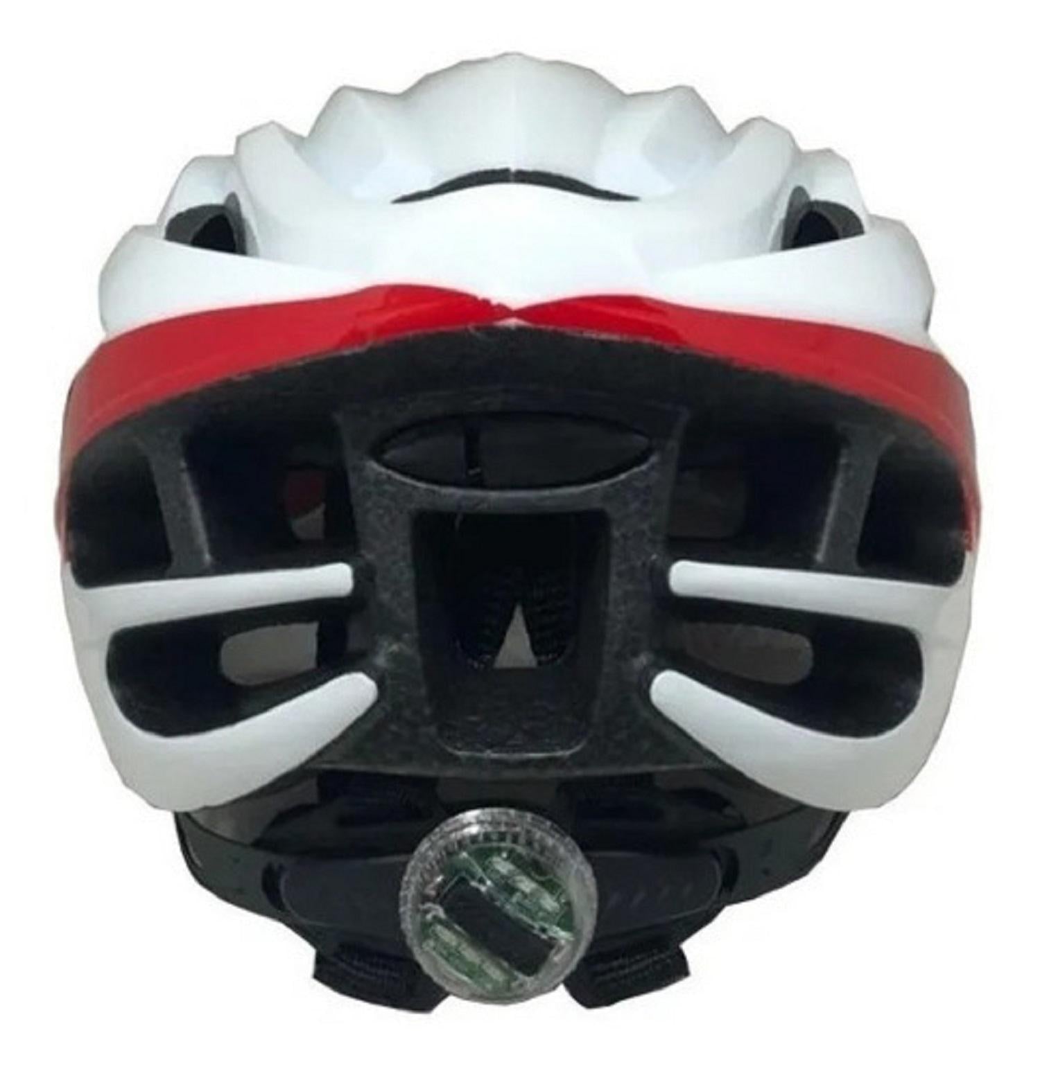 Capacete Ciclismo G Bike Absolute Nero Led Preto Fosco