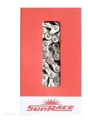 Corrente Sunrace 8V Cnm84 116 Elos Compatível Shimano Sram