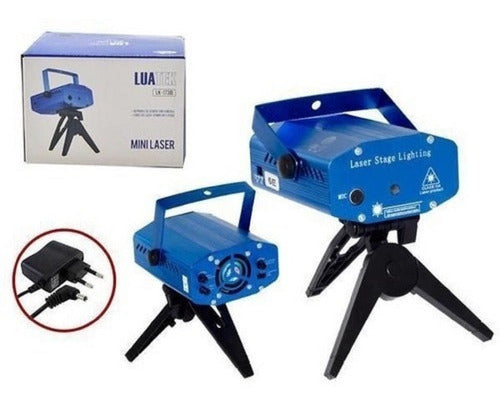 Mini Laser Projetor Iluminação Holografico Luatek Lk-173b