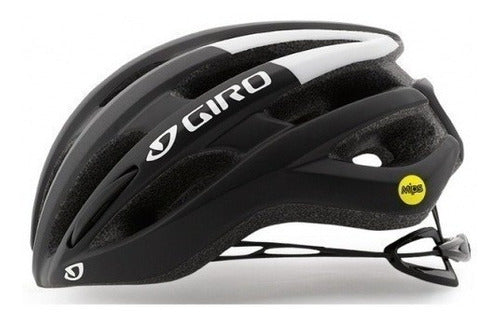 Capacete Ciclismo Giro Foray Mips Preto E Branco Tamanho M