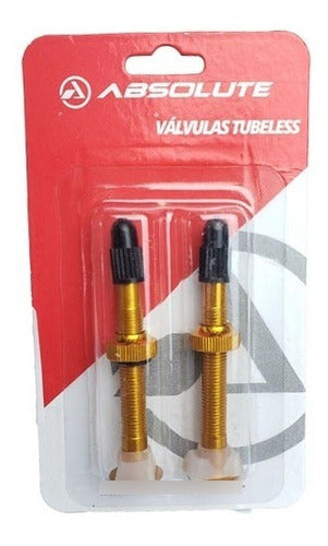 Par Válvulas Bicos Tubeless Presta Alumínio 48mm