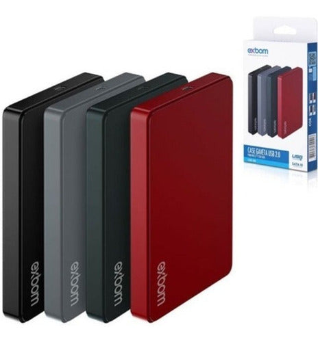 Case Gaveta Hd Ssd Externo Notebook Sata2.5 Usb 2.0 Cghd-20b