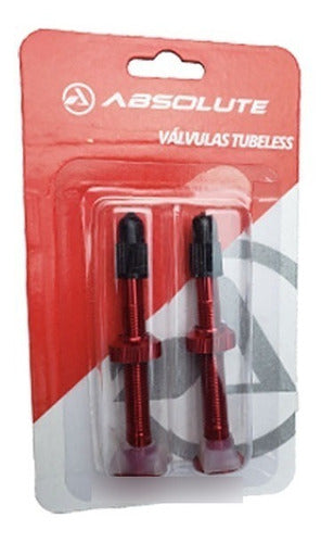 Par Válvulas Bicos Tubeless Presta Alumínio 48mm