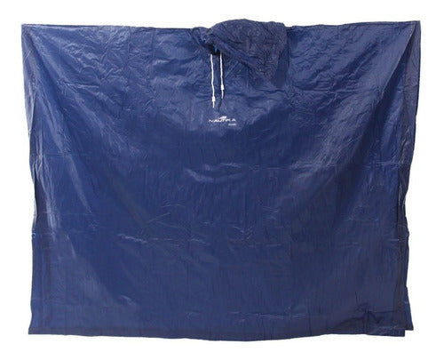 Capa De Chuva Impermeável Poncho Iguazu Adulto Azul Nautika