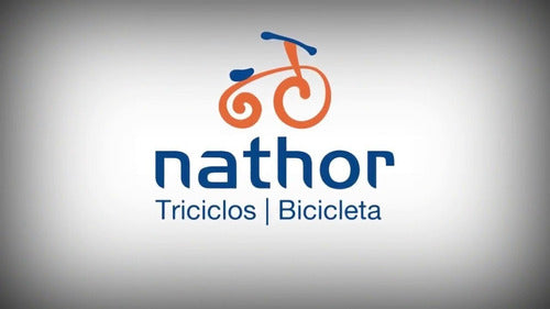 Bicicleta Infantil Aro 20 Masculina Preta e Laranja Nathor