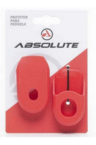 Protetor De Pedivela Absolute Bicicleta Road E Mtb Vermelho