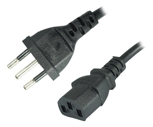 Cabo De Forca Tripolar Monitor E Fontes Atx 3 Pinos