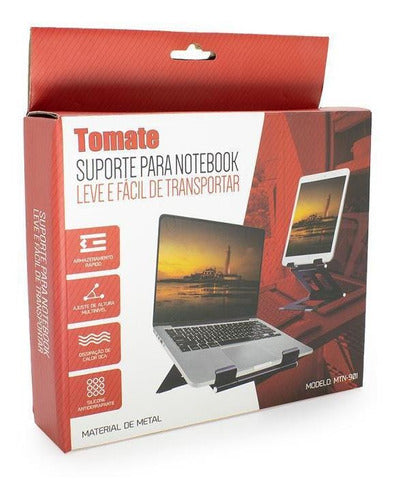 Suporte Para Notebook Leve E Fácil De Transportar Mtn-901