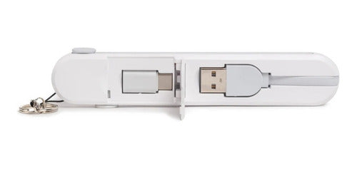 Cabo Usb Portatil 3 Em 1 Micro Usb - Lightning - Tipo C Knup