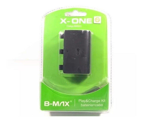 Bateria Cabo Usb Carregador Controle Xbox One Charge Play