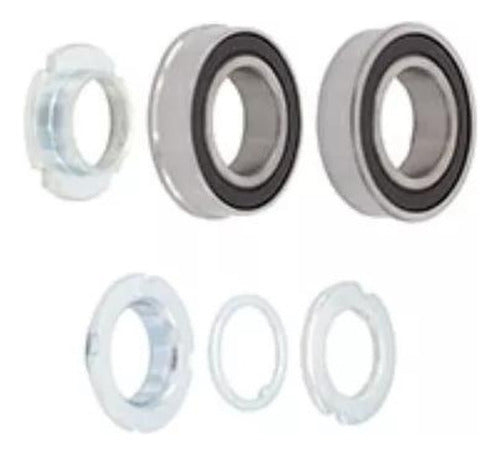 Movimento Central Caixa Bike Neco 45mm Zincado Com Rolamento