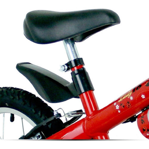 Bicicleta Infantil Nathor Aro 16 Bella Vermelha Feminina