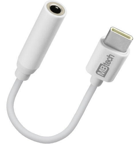 Cabo Adaptador Tipo C Para P2 Flexível Fone De Ouvido Mbtech