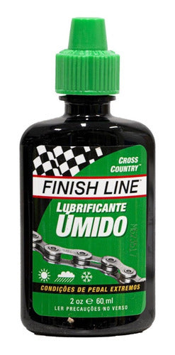 Oleo Lubrificante De Corrente Finish Line Wet Umido 60ml