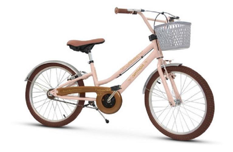 Bicicleta Infantil Nathor Antonella Teen Rosa Aro 20