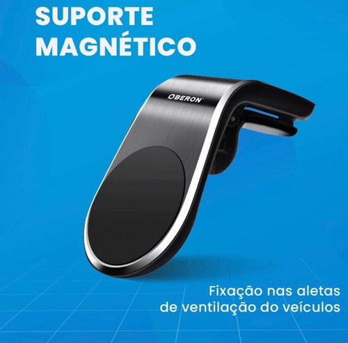 Suporte Celular 360 Automotivo Magnético Imã Veicular Carro