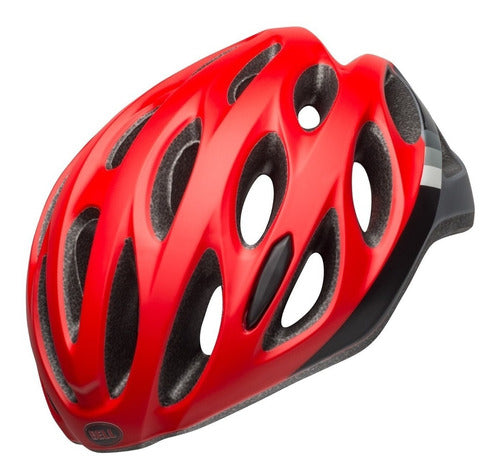 Capacete Ciclismo Bell Draft Vermelho E Chumbo Tamanho U