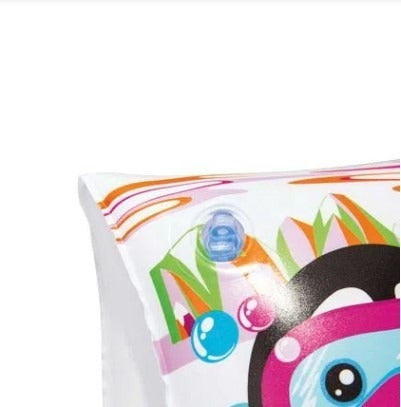 Boia De Braço Infantil Bestway Com Estampa Pinguim 30x15cm