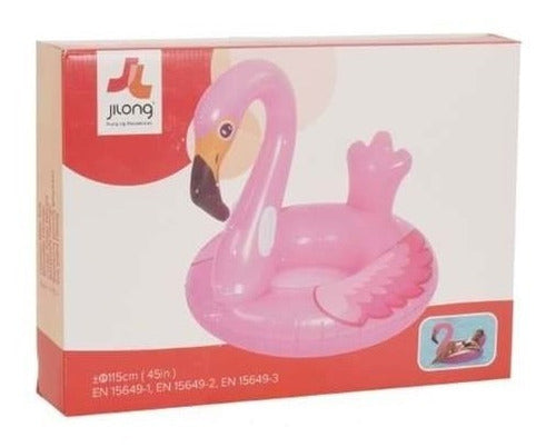 Boia Flamingo Inflável Jilong Para Crianças Acima de 14 Anos