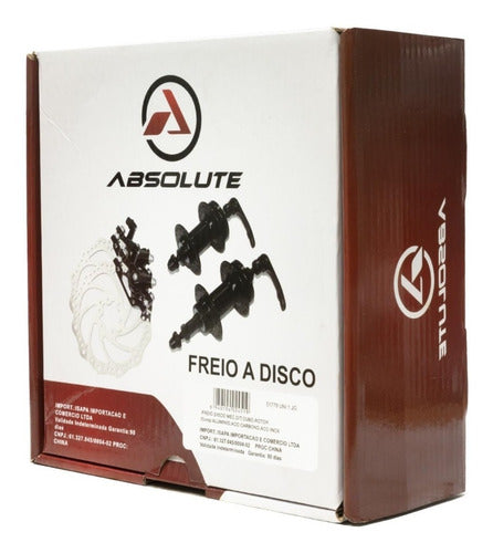 Freio A Disco Mecânico D/t Cubo Rotor Absolute