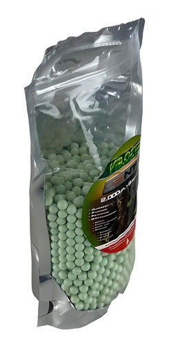 Munição Bbs Para Airsoft Velozter Tracer Fluorescente 0,20g