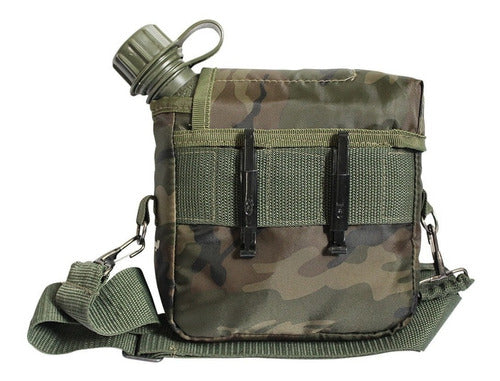 Cantil Para Água 1.8litros Pvc Camuflado Militar Ntk Ark