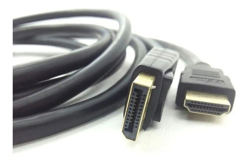 Cabo Displayport X Hdmi Tomate Mcb-021 1,8mt Preto