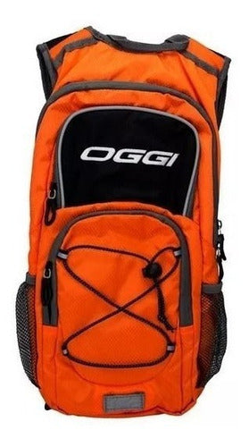 Mochila Hidratação Oggi Nylon 2 Litros Bike Moto Laranja