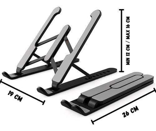 Base Suporte Ergonômico Para Notebook Tablet Dobravel