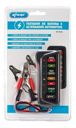 Teste De Carga De Bateria Automotiva Carro Moto 12v