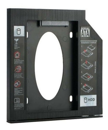 Case Para Hd/ssd Caddy Adaptador Sata 9.5 Mm Knup - Kp-hd021