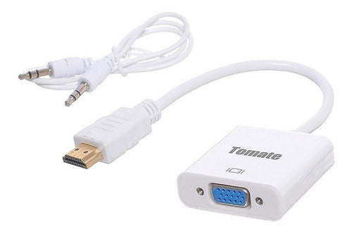 Cabo Adaptador Tomate Hdmi Para Vga