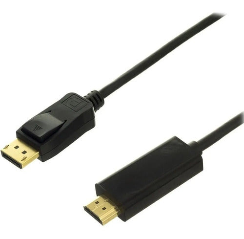 Cabo Displayport X Hdmi Tomate Mcb-021 1,8mt Preto