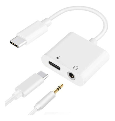 Adaptador De Áudio Type-c A 3.5 Mm De Áudio Entrega Imediata