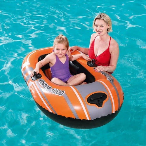 Boia Inflável Bote Infantil Piscina Lago Praia P/ 1 Pessoa