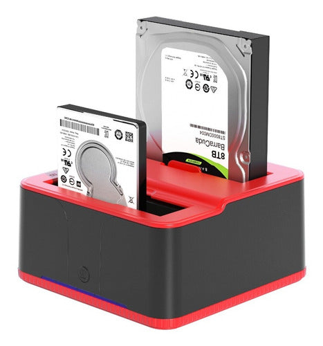 Case Dock Station Hd Sata 2.5-3.5 Sd Pendrives 2.0 Kp-hd819