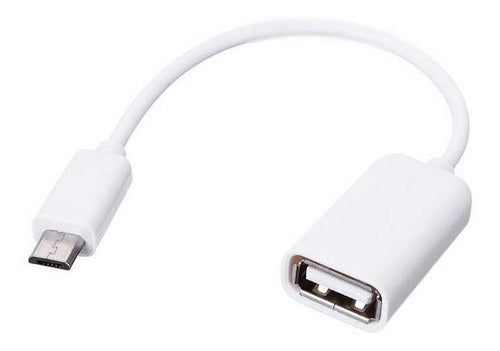 Adaptador Micro v8 Usb Para Otg Usb Fêmea - Otg