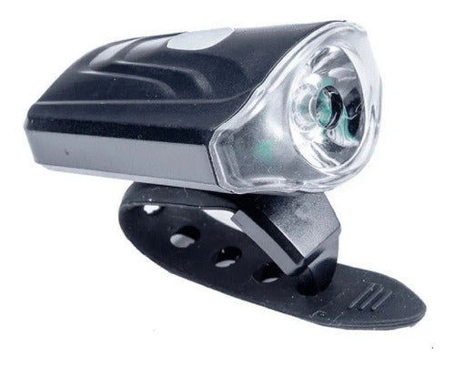 Farol Bike Usb Super Led Absolute Jy-7043 Suporte E Cabos