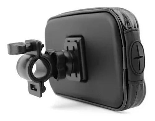 Suporte De Celular P/ Moto Entrada Usb Prova D'água It Blue