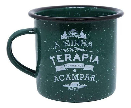 Caneca Esmaltada de Alumínio