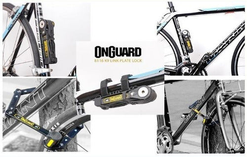 Cadeado Trava Tranca Dobrável Onguard 8116 K9 Bike Moto 69Cm